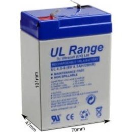 Akumulator AGM ULTRACELL UL 6V 4.5AH 