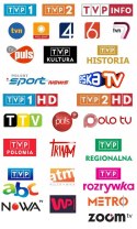 Antena Tv Dvb-t Kierunkowa Mocna Mux8 + Uchwyt